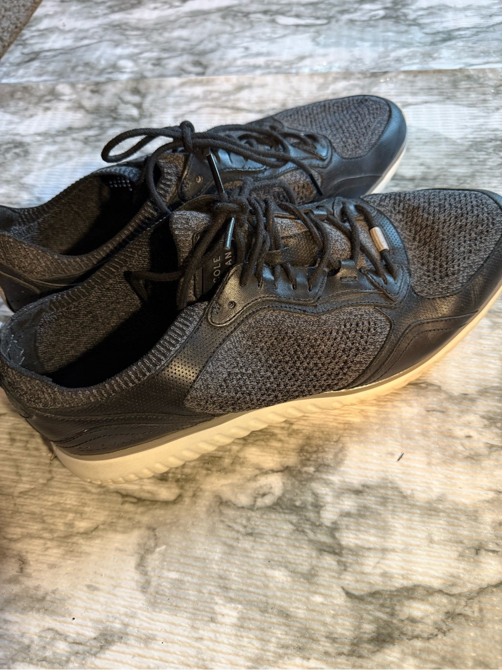 Cole Haan Grand Motion Crafted Sneakers C33185 Black Gray Mens Shoes Size 13